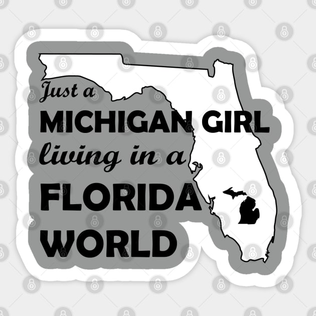 Michigan Girl Sticker by justin_weise